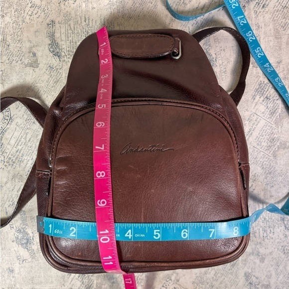 Vintage Andantini Moda Italiana Brown Leather Crossbody Bag Made in Italy main image 10